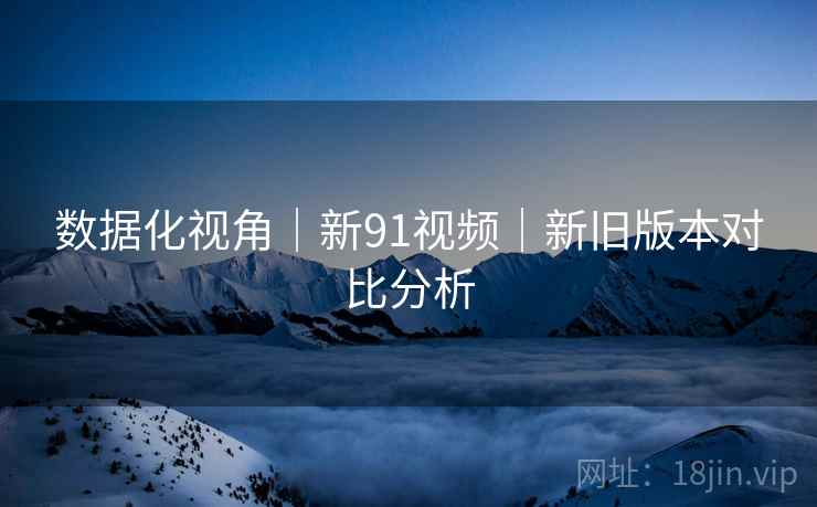 数据化视角｜新91视频｜新旧版本对比分析